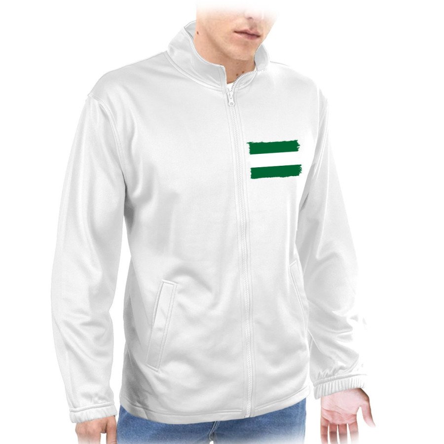 CHAQUETA TECNICA 1 IMPRESION bandera de andalucia españa comunidad autonoma  personalizada