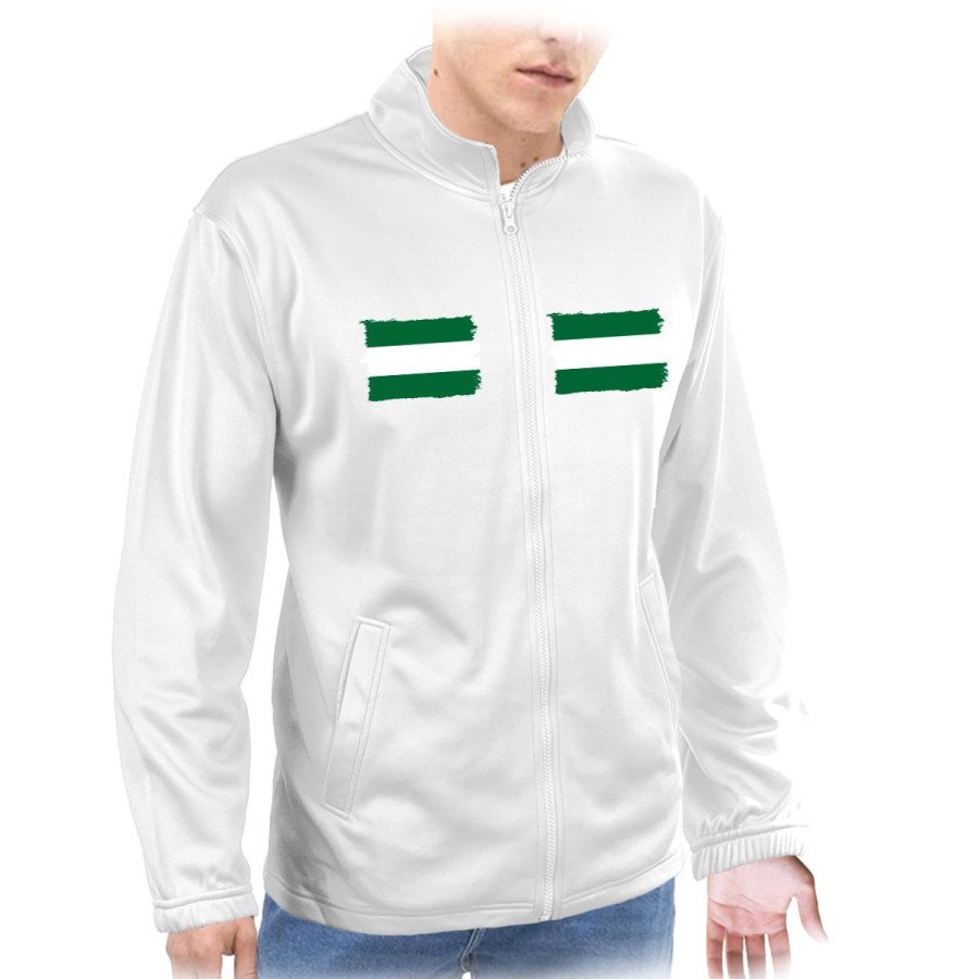 CHAQUETA TECNICA 2 IMPRESIONES bandera de andalucia españa comunidad autonoma  personalizada