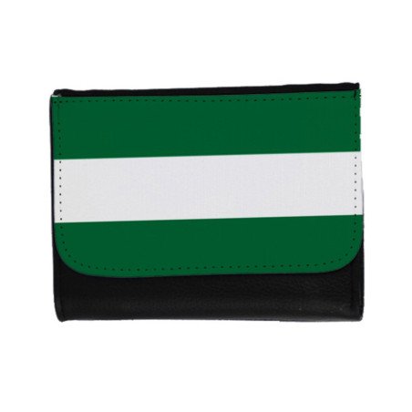 Billetera Billetero bandera de andalucia españa comunidad autonoma unisex negro monedero