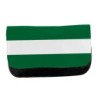 Estuche Neceser de lona bandera de andalucia españa comunidad autonoma unisex negro bolsa aseo multiusos