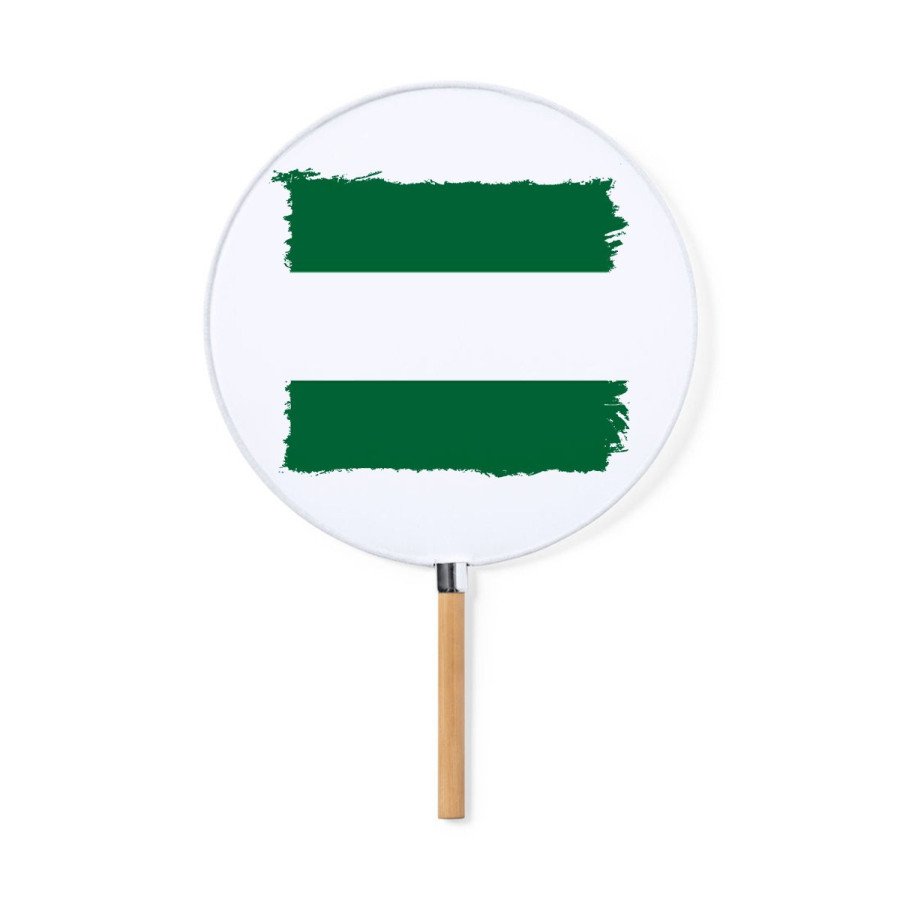 Abanico estilo pai pai bandera de andalucia españa comunidad autonoma moda primavera verano elegante