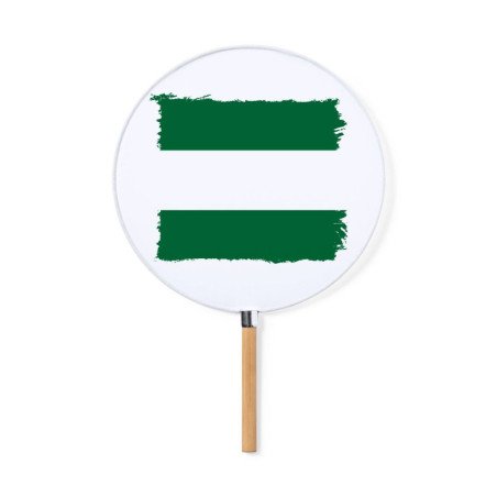 Abanico estilo pai pai bandera de andalucia españa comunidad autonoma moda primavera verano elegante