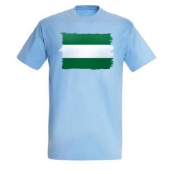 CAMISETA Azul Cielo bandera...