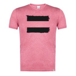 CAMISETA Roja mezcla con...