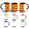 Taza colores bandera de aragon españa comunidad autonoma color personalizada