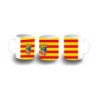 Taza de plástico bandera de aragon españa comunidad autonoma niños personalizada