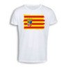 CAMISETA TACTO ALGODÓN bandera de aragon españa comunidad autonoma cómoda personalizada