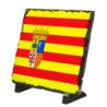 Placa pizarra bandera de aragon españa comunidad autonoma portafotos portafoto