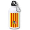 Bidón 400ml metálico bandera de aragon españa comunidad autonoma para viaje y deporte