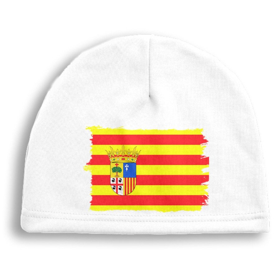 Gorro deportivo bandera de aragon españa comunidad autonoma deporte running correr