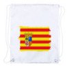 Mochila de cuerdas (SELECCIONE CANTIDAD) bandera de aragon españa comunidad autonoma playa piscina excursion