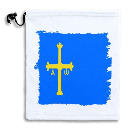 Braga Gorro polar ajustable bandera de asturias españa comunidad autonoma POLIESTER INVIERNO PERSONALIZADA