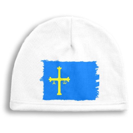 Gorro deportivo bandera de asturias españa comunidad autonoma deporte running correr