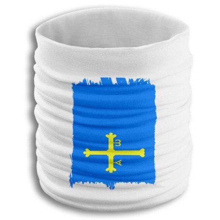 Braga elástica suave bandera de asturias españa comunidad autonoma fresca cuello deporte