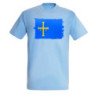 CAMISETA Azul Cielo bandera de asturias españa comunidad autonoma moda verano personalizada
