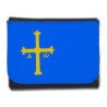 Billetera Billetero bandera de asturias españa comunidad autonoma hombre caballero negro monedero