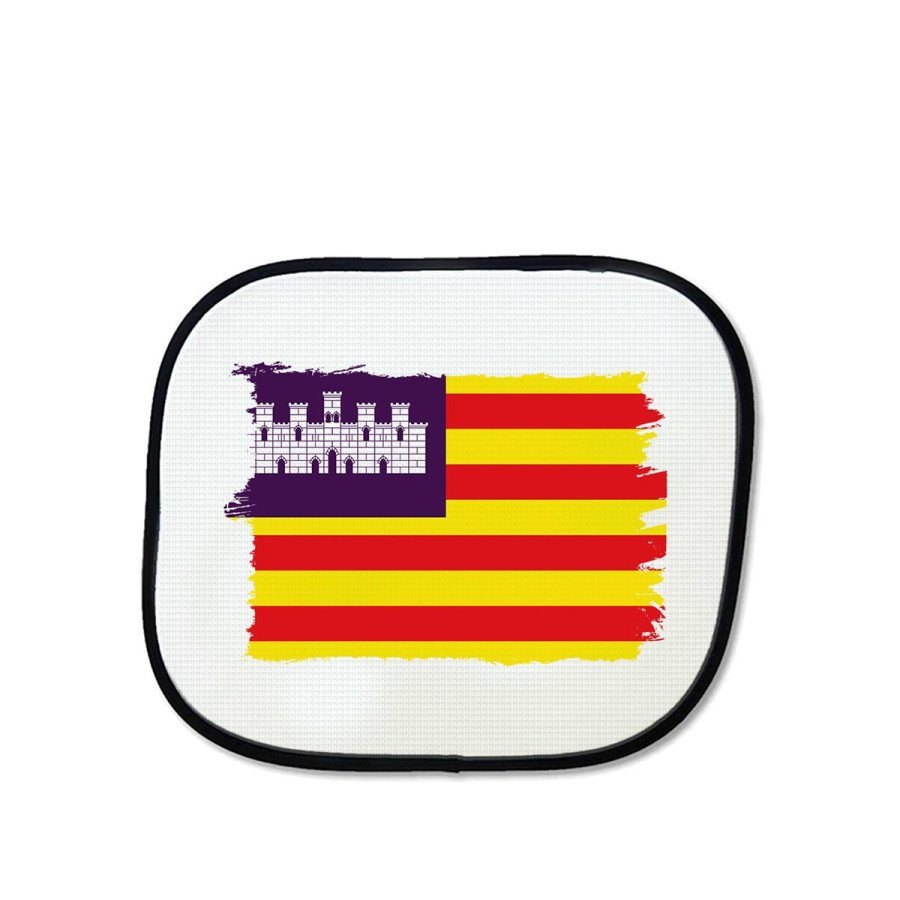 Parasol bandera de baleares españa comunidad autonoma personalizado coche