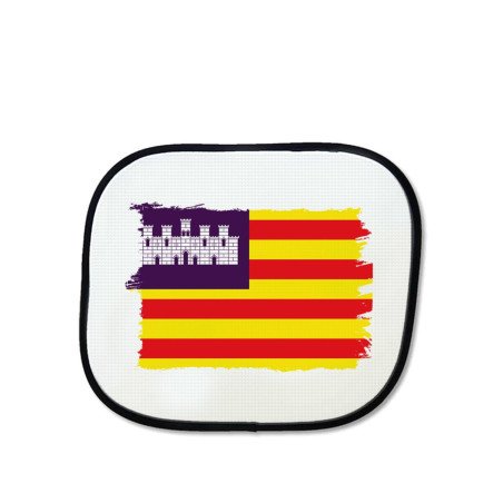 Parasol bandera de baleares españa comunidad autonoma personalizado coche
