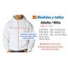 SUDADERA con CAPUCHA bandera de baleares españa comunidad autonoma con BOLSILLOS