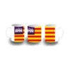 Taza de plástico bandera de baleares españa comunidad autonoma niños personalizada