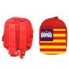 Mochila Roja bandera de baleares españa comunidad autonoma escolar personalizado