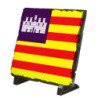 Placa pizarra bandera de baleares españa comunidad autonoma portafotos portafoto