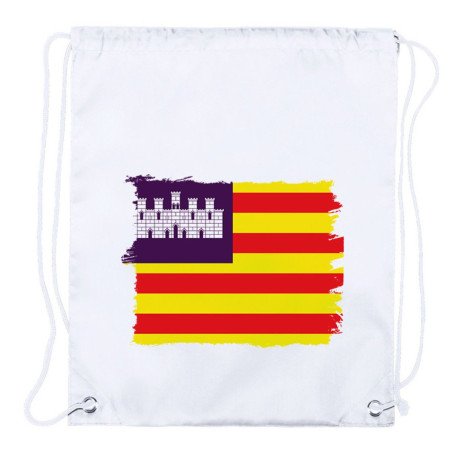 Mochila de cuerdas (SELECCIONE CANTIDAD) bandera de baleares españa comunidad autonoma playa piscina excursion