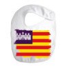 Babero colores bandera de baleares españa comunidad autonoma personalizado bebe
