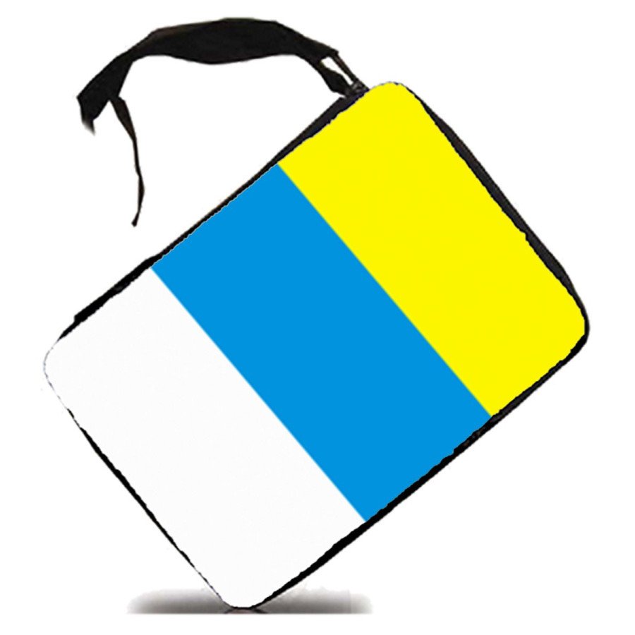 Estuche bandera de canarias españa comunidad autonoma escolar case