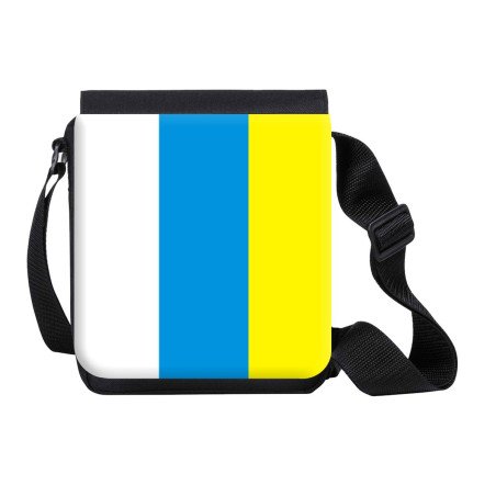 Bandolera Pequeña bandera de canarias españa comunidad autonoma bolso personalizada