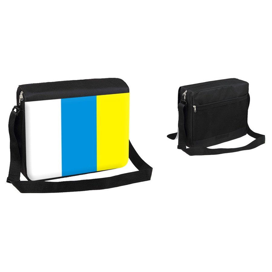 Bandolera Grande bandera de canarias españa comunidad autonoma funda portatil