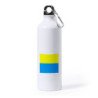 Bidón Grande 800 ml acero inoxidable bandera de canarias españa comunidad autonoma deporte deportivo mosqueton botella