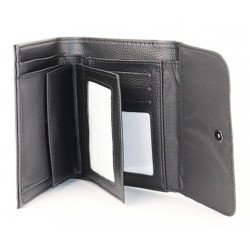 Billetera Billetero bandera de canarias españa comunidad autonoma unisex negro monedero