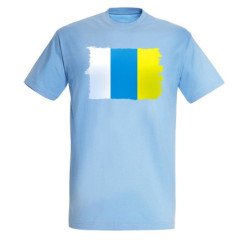 CAMISETA Azul Cielo bandera...