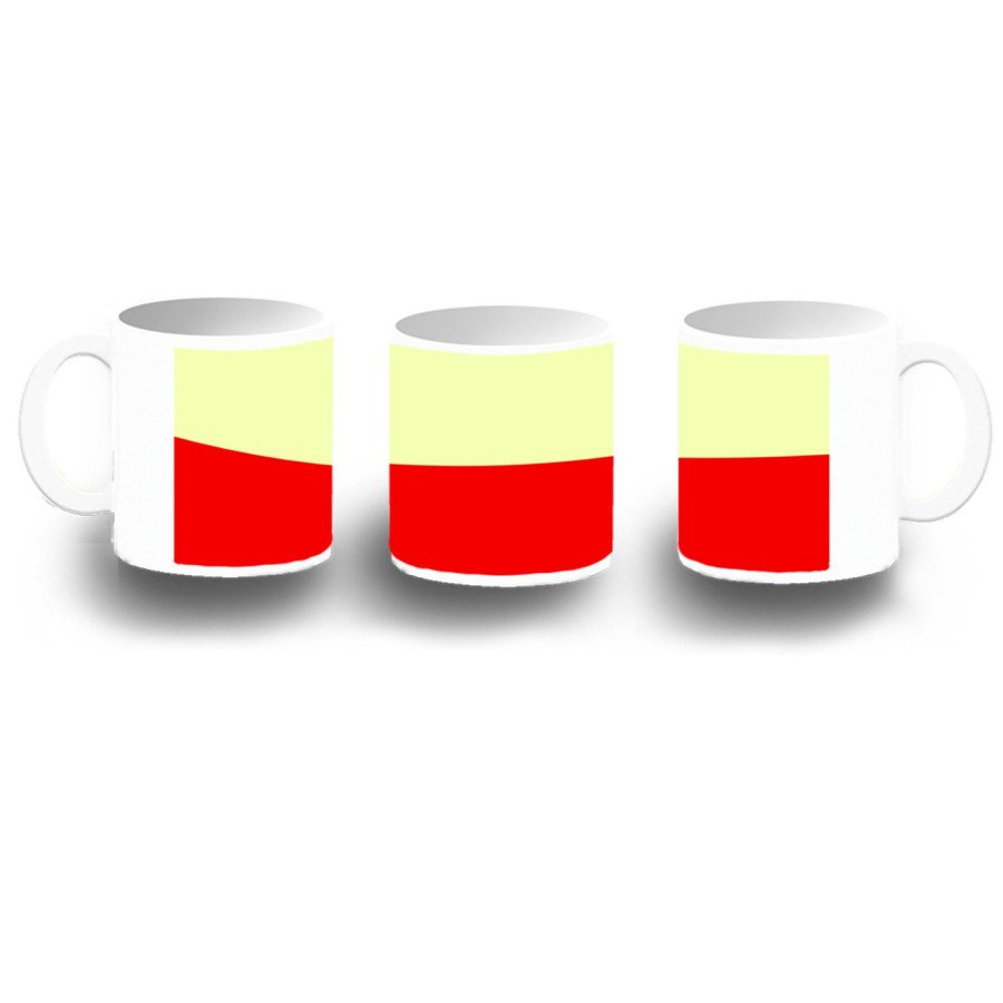 Taza fotoluminiscente bandera de cantabria españa comunidad autonoma BRILLA OSCURIDAD