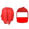 Mochila Roja bandera de cantabria españa comunidad autonoma escolar personalizado