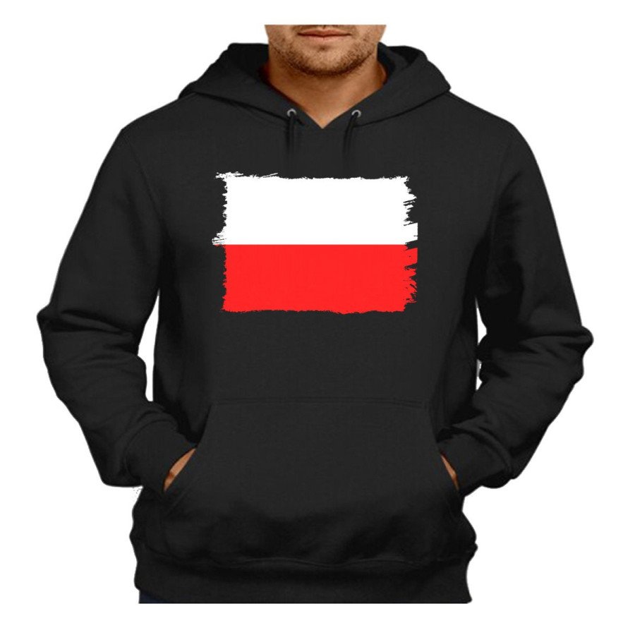 SUDADERA NEGRA con CAPUCHA bandera de cantabria españa comunidad autonoma adulto poliester algodón personalizada