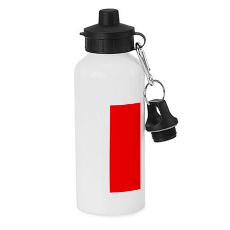 Bidón 600 ml acero inoxidable con chupón bandera de cantabria españa comunidad autonoma escolar deporte bicicleta