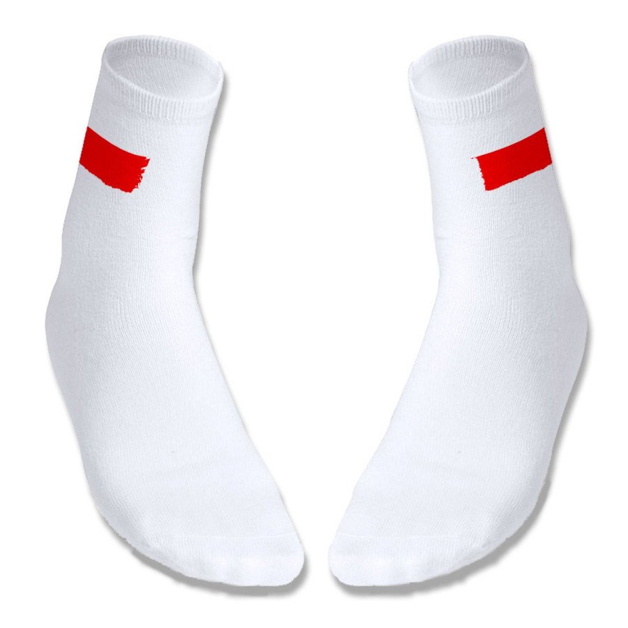 Par de calcetines suaves talla S-M bandera de cantabria españa comunidad autonoma deportivos moda poliester