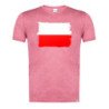 CAMISETA Roja mezcla bandera de cantabria españa comunidad autonoma moda verano tshirt