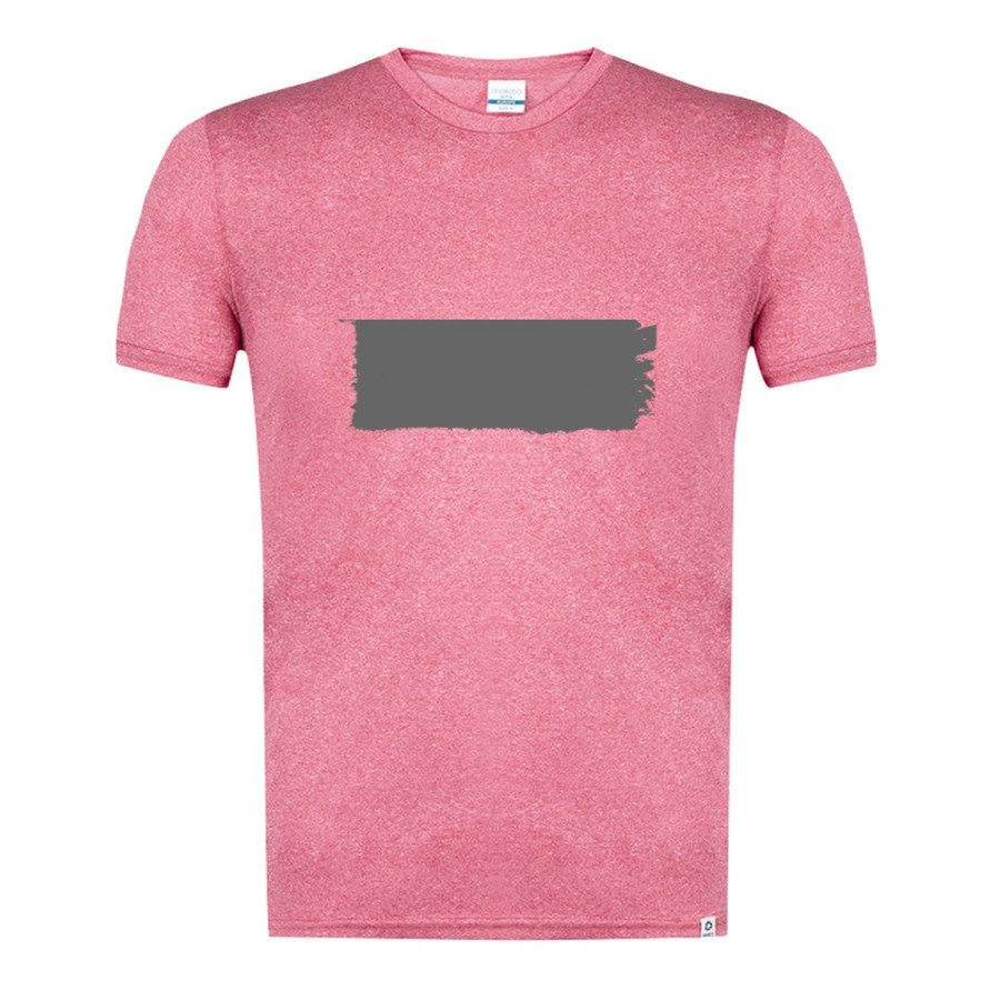 CAMISETA Roja mezcla con imagen en tonalidades NEGRAS bandera de cantabria españa comunidad autonoma tshirt