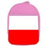 Mochila Rosa bandera de cantabria españa comunidad autonoma escolar personalizado picnic excursión deporte