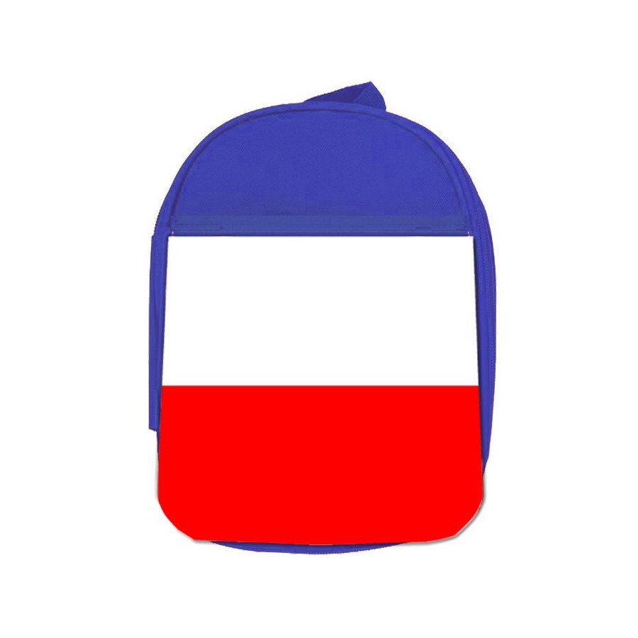 Mochila Azul bandera de cantabria españa comunidad autonoma escolar personalizado picnic excursión deporte