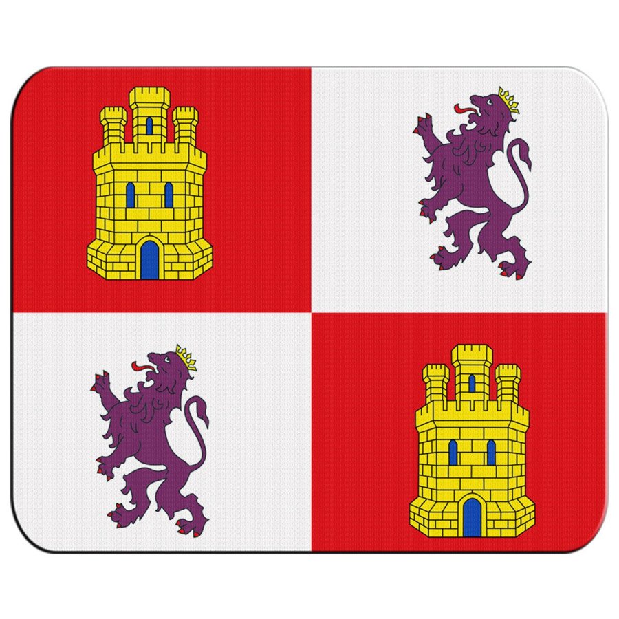Alfombrilla bandera de castilla y leon españa comunidad autonoma pc raton personalizada