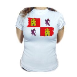 CAMISETA MUJER bandera de...