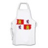 Delantal talla adulto bandera de castilla y leon españa comunidad autonoma cocina personalizado