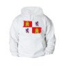 SUDADERA con CAPUCHA bandera de castilla y leon españa comunidad autonoma con BOLSILLOS