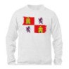 SUDADERA bandera de castilla y leon españa comunidad autonoma personalizada