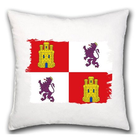 Cojín bandera de castilla y leon españa comunidad autonoma hogar comodo personalizado