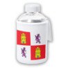 Bidón cristal con Funda soft shell bandera de castilla y leon españa comunidad autonoma tapon seguridad botella